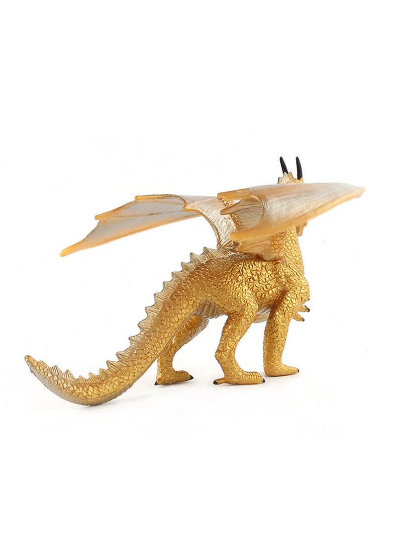 Children's Simulation Solid Dinosaur Model Doll Animal Plastic Flying Dragon Dinosaur Toy Ornaments Collection (124-151 Stone Dragon) - Image 3